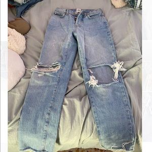 Urban outfitters high waisted  straight leg jeans